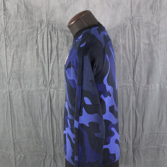 Team USA Soccer Sweater - Blue and Black Camouflage Pattern - Men's Small - Picture 4 of 7